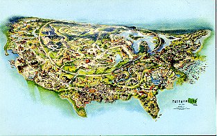 Postcard (Overview of Freedomland)
